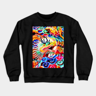 The asian dragons in color Crewneck Sweatshirt